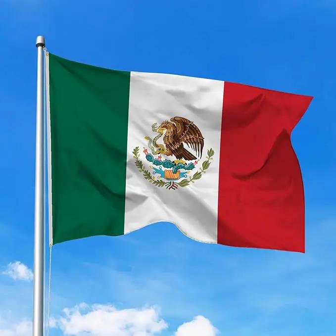 Mexico Mexican Michoacan Flag Garden Yard House 2x3 ft Flags Double Sided Print Banner Indoor Outdoor Party Home Decorations for Boat Dorm House Balcony by GreenHaven Gardens