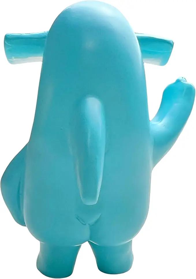 Jxueych Rebellious Hammerhead Shark Figurine, Miniature Hammerhead Shark Standing 3.7 Inch, Adorable Mini Shark - The Perfect Fusion of Cool and Quirky by GreenHaven Gardens