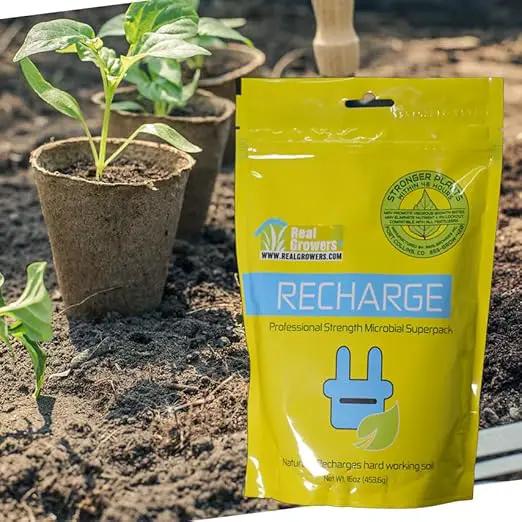 Real Growers Recharge - Mycorrhizae Instant Compost Tea/Soil Microbes for Plant Growth - 16oz by GreenHaven Gardens