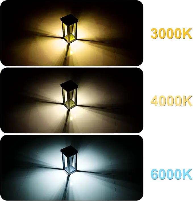 Solar Patio Floor Lamp Outdoor, 2 Pack Solar Landscape Path Lights with 3 Light Modes, Garden Decorations Waterproof 12H Endurance Cordless Landscaping for Porch Lawn Yard Backyard (Black) by GreenHaven Gardens