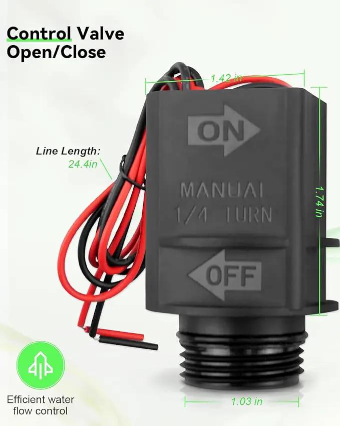 Potted Latching DC Solenoid Assembly, Irrigation Sprinkler System DC Solenoid, Sprinkler Controller Solenoid Fit for Rain Bird DV DVF ASVF PGA PEB PESB GB EFB-CP BPE BPES Series valves, K80920 by GreenHaven Gardens
