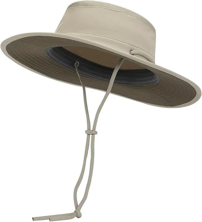 Cimarron Wide Brim Safari Sun Hat for Women & Men – UPF 50+ Outdoor Fishing Hat | Hiking, Running Travel Sun Protection Hat by GreenHaven Gardens