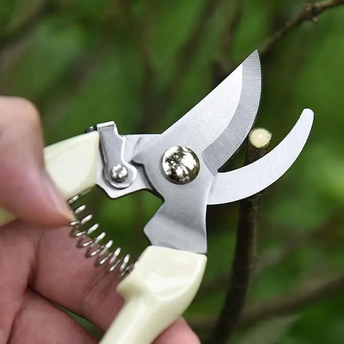 12 Pcs Garden Scissors for Plant, Tip Pruning Shears for Cutting Flowers, Trimming Plants, Bonsai and Fruits Picking (Bypass Blade Pruner) by GreenHaven Gardens