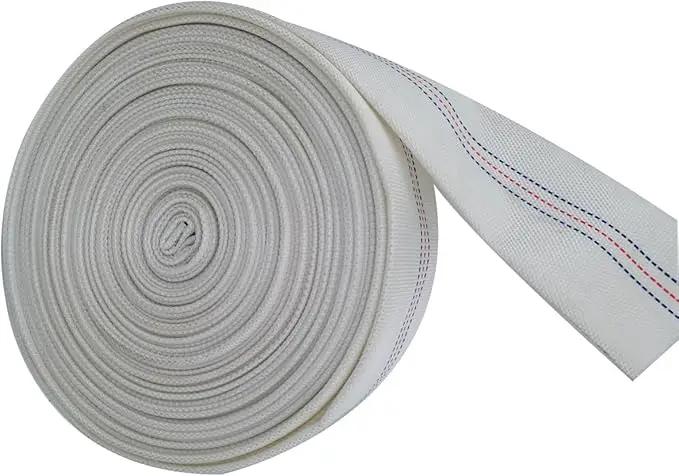 2"×98' Heavy Duty Backwash Water Hose with Clamps Fire Hose Lay-Flat Discharge Pumping Hose Garden Hose Pool Cleaning PVC Weather Resistant Hose for Home Agricultural Irrigation Water Transfer by GreenHaven Gardens
