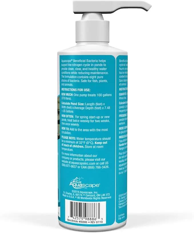 Aquascape - Beneficial Bacteria for Ponds - 8.45 oz Liquid by GreenHaven Gardens