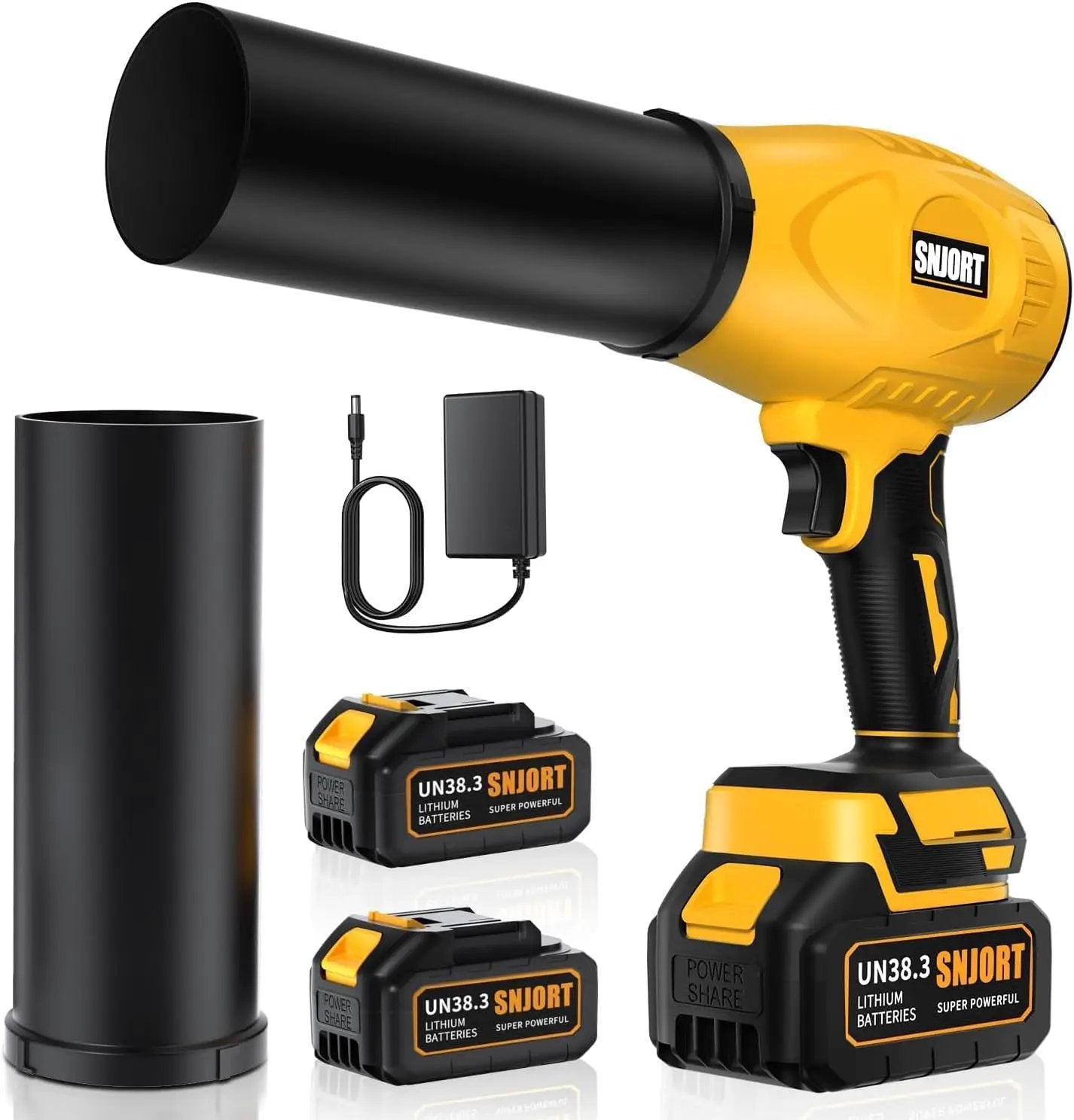 Leaf Blower Cordless with Battery and Charger,500,000 RPM,Extended Nozzle,Lightweight Handheld Design,Blower for Patio Cleaning,car Blowing Water,Blowing Leaves and Dust by GreenHaven Gardens