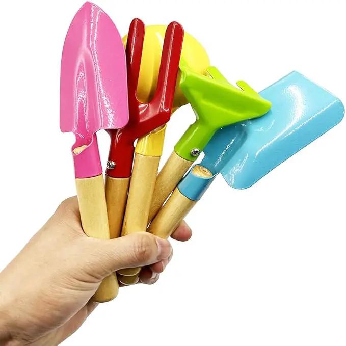 IELEK Gardening Tools Trowel, Rake, Shovel, Spoon, Fork for Gardening Tools Best Outdoor Easter Gift by GreenHaven Gardens