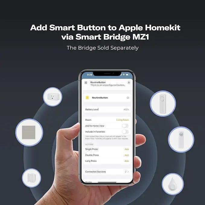 THIRDREALITY ZigBee Smart Button 2 Pack, 3-Way Remote Control, Require Zigbee hub, Work with SmartThings, Aeotec, Hubitat, Home Assistant, Third Reality Hub, Battery Included. by GreenHaven Gardens
