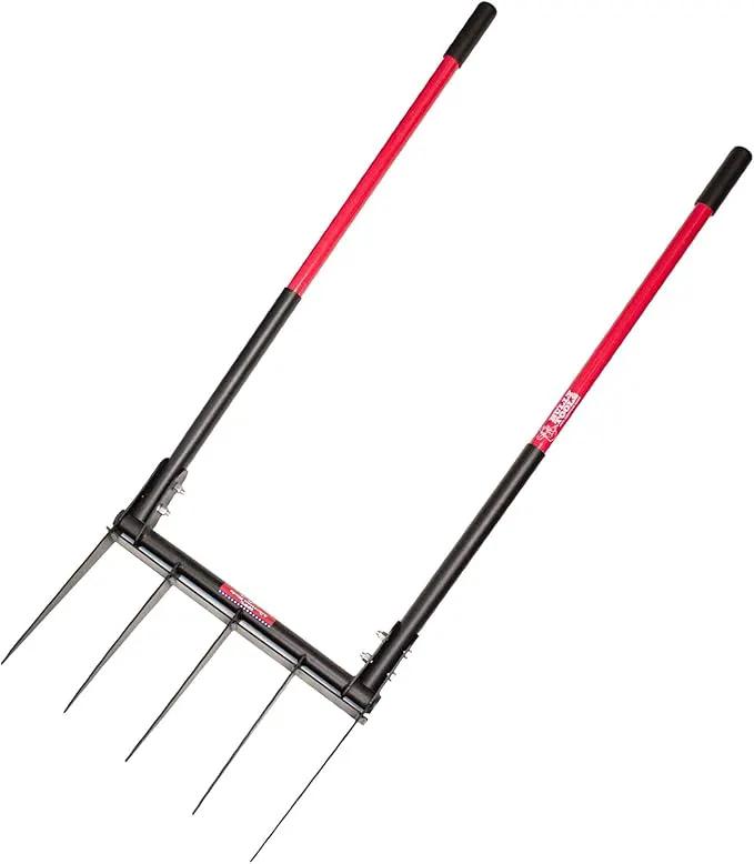 Bully Tools 92627 Broad Fork with Fiber Glass Handle by GreenHaven Gardens