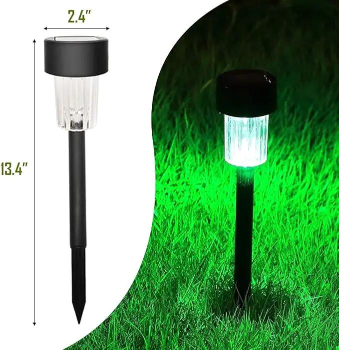 MAGGIFT 12 Pcs Solar Pathway Lights Solar Powered Lights, Outdoor Change Color Automatically Solar Landscape Lights for Lawn, Patio, Yard, Walkway, Deck, Driveway and Garden, RGB Color Changing by GreenHaven Gardens