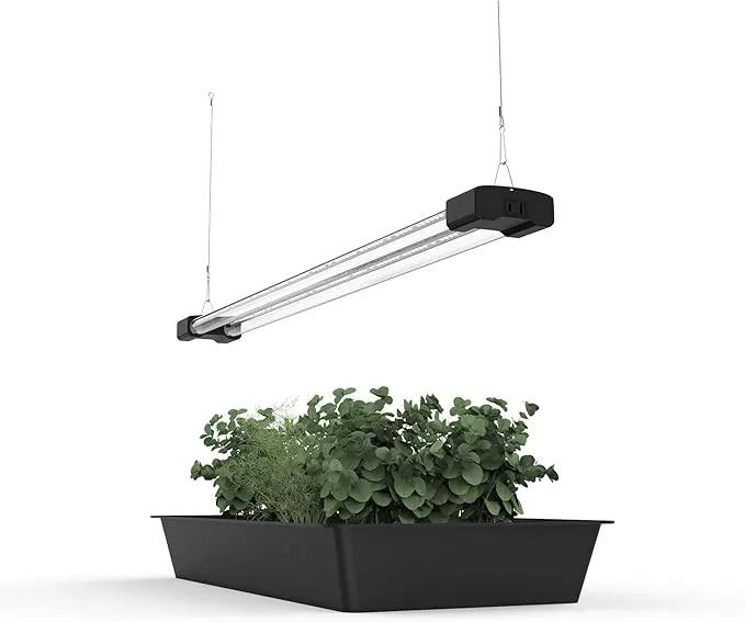 DYMOND Boostgro LED Seed Starter Grow Light 3FT Full Spectrum Linkable 5000k Daylight + 660nm Red + 450nm Blue Indoor Plant Lighting Fixture by GreenHaven Gardens