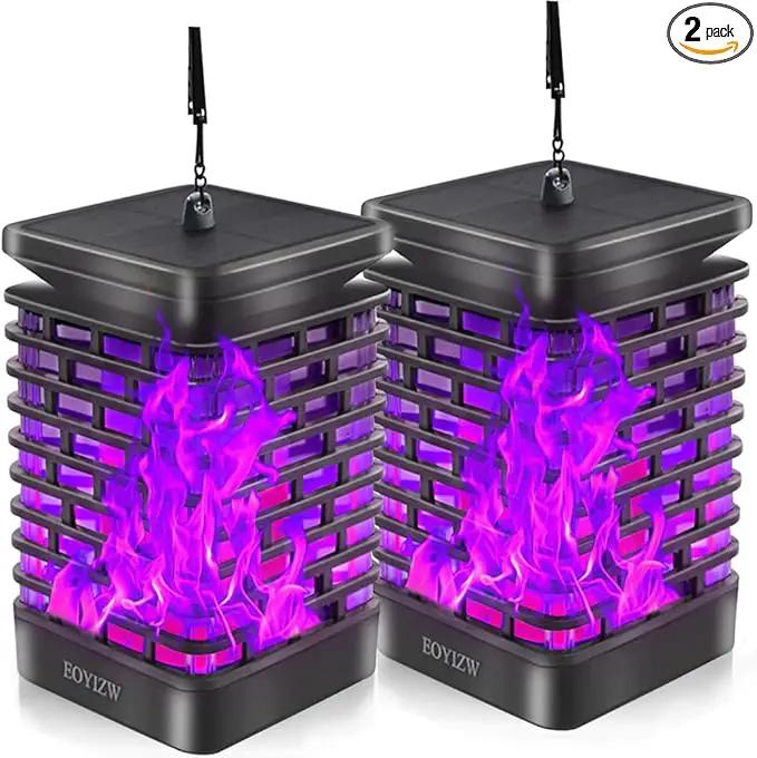 EOYIZW Solar Lights Outdoor, 99 LEDs Solar Lantern - IP65 Waterproof Garden Lights Decor for Halloween Yard Porch Patio 2 Pack by GreenHaven Gardens