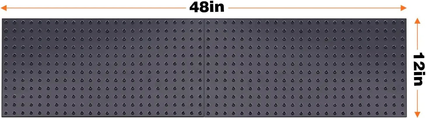 Ultrawall 2 Pcs Metal Pegboard Wall Panels, Peg Boards for Garage Tool Storage by GreenHaven Gardens