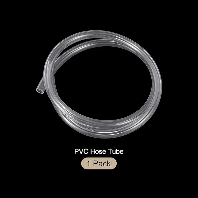 1/2" x 5/8" Clear Plastic PVC Tubing 5ft Flexible Vinyl Tube, [for Garden Irrigation, Water Hose, Fish Tank, Aquarium] - 12.7x15.9mm by GreenHaven Gardens