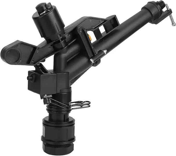 Rocking Arm Sprinkler, 1.5in to 1in DN25 Female Thread Adjustable 360 Degree Rotating Rocking Arm Impact Mini Sprinkler with Nozzle Set by GreenHaven Gardens