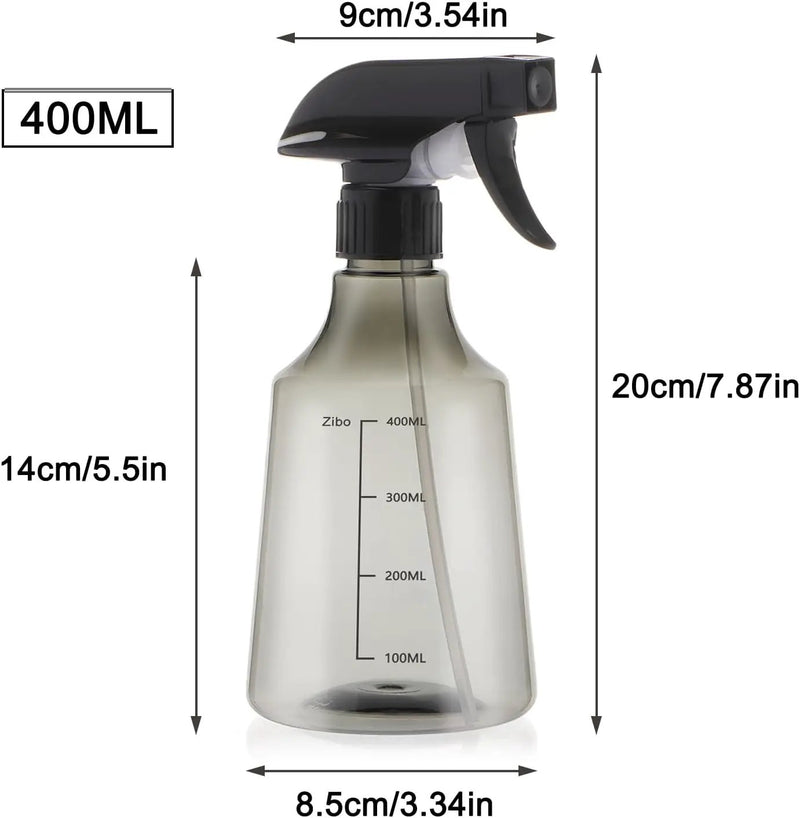 driew Plant Mister Spray Bottle, 2 Pack 13.6oz 400ML Plant Mister Water Spray Bottle with Scale for Plants Misting Bottle Water Fine Mist,Grey by GreenHaven Gardens