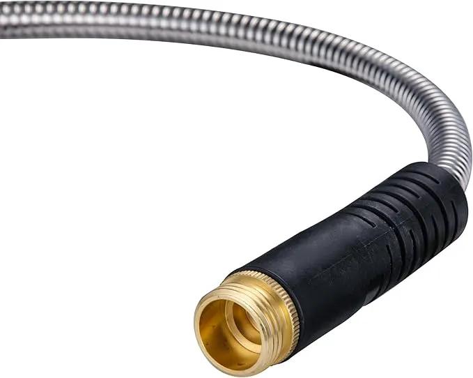 Water Hoses 12 feet – 3/4'' Fittings, Flexible Garden Hoses for Garden Watering, Outdoor Cleaning, House Cleaning, Car Washing, Swimming Pool, Camping, Agricultural Irrigation, Dog Bathing by GreenHaven Gardens