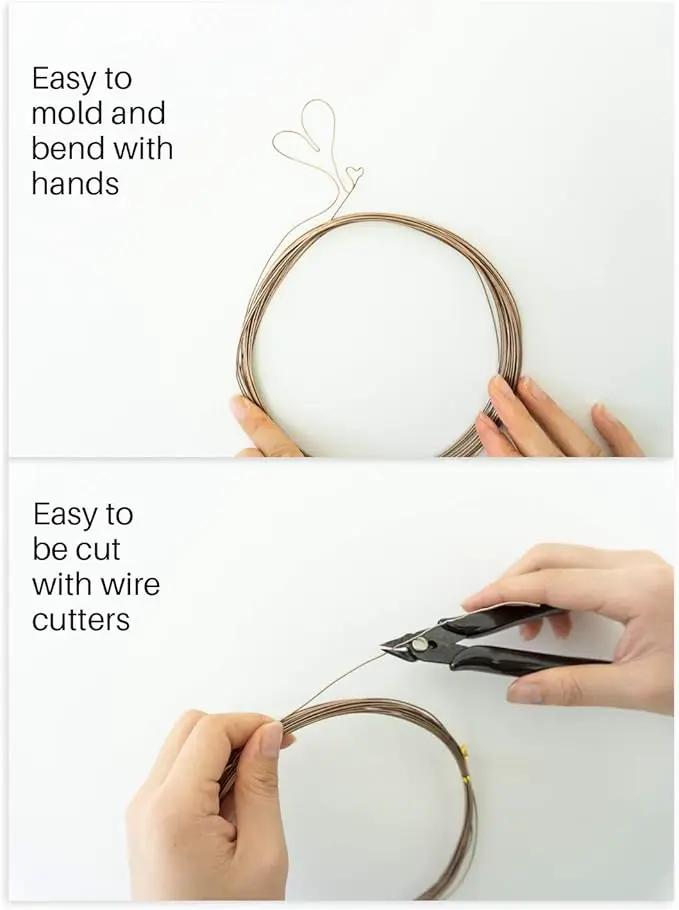 MoHern Bonsai Wire and Bonsai Tool Kit, Total 164 Feet Bonsai Tree Wire for Bonzai Trees Indoor, Size of 1-mm, 1.5-mm, 2-mm Aluminum Wire by GreenHaven Gardens