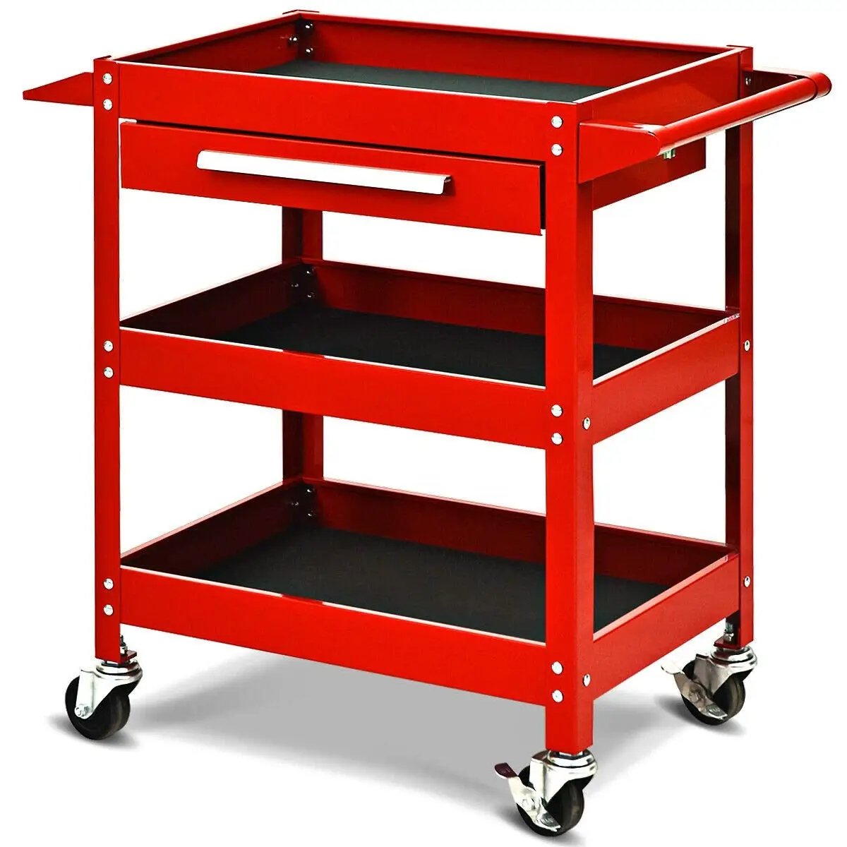 Rolling Tool Cart Mechanic Cabinet Storage ToolBox Organizer with Drawer by DirectDeals