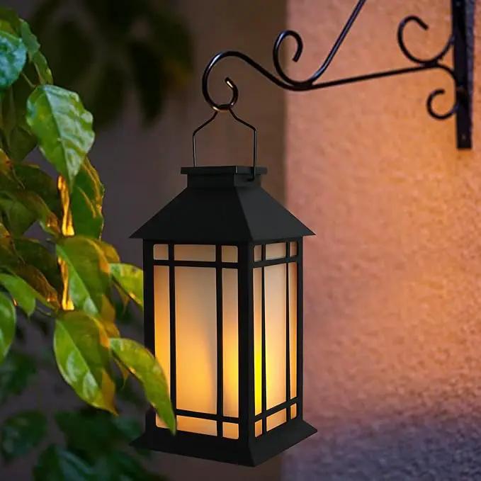 13-Inch IP65 Waterproof Battery-Powered Outdoor Lantern with Led Flameless Candle and 6-Hour Timer - Decorative Lantern for Patio & Garden(2 Pack) by GreenHaven Gardens