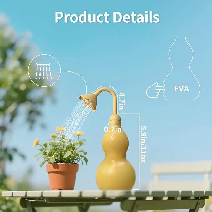 Squeeze Bottles for Plants, 11oz, 325ml Small Watering Can for Succulent, Muti-Function Squirt Bottle for Seedling Watering, Wash, Tattoo, Khaki by GreenHaven Gardens