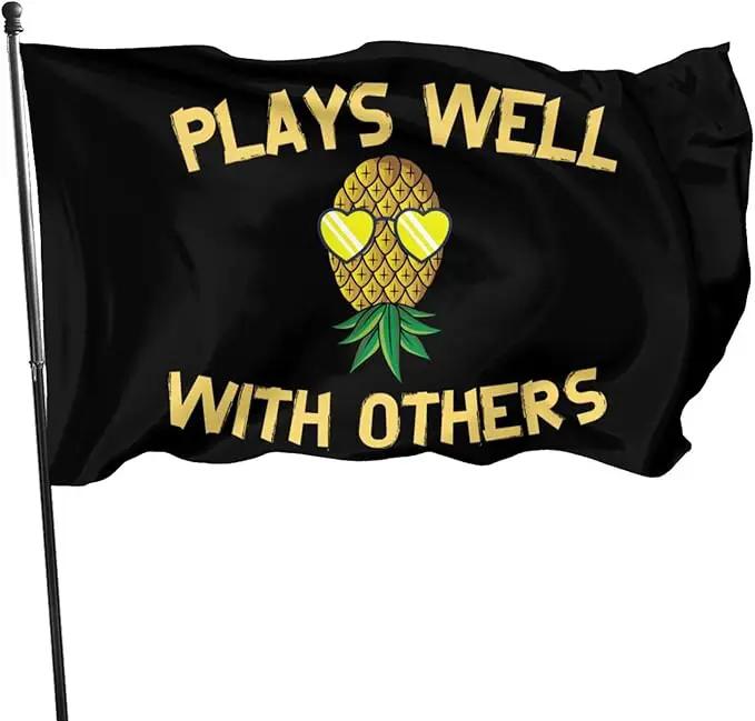 Upside Down Pineapple Flag 3x5 Ft Indoor/Outdoor Yard Garden Lawn Holiday Decoration Banner Sign by GreenHaven Gardens