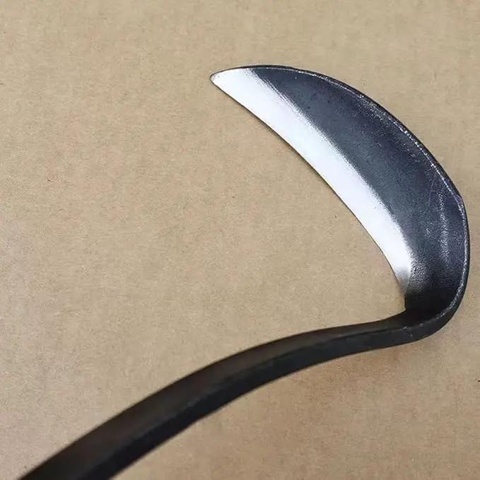 Kana Hoe 217 Japanese Garden Tool - Hand Hoe/Sickle is Perfect for Weeding and Cultivating. The Blade Edge is Very Sharp. (Beijing-022) by GreenHaven Gardens