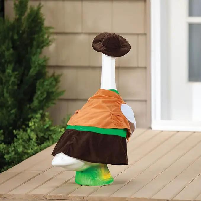 Miles Kimball Fishing Goose Outfit by GagglevilleTM, Fits Large 23" H Statue by GreenHaven Gardens