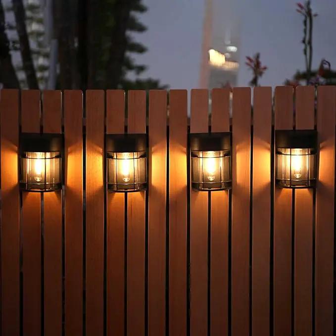 Solar Fence Lights, 12 Pack Waterproof Solar Lights Outdoor, Outdoor Solar Lights for Fence Garden Yard Step Deck Stairs by GreenHaven Gardens