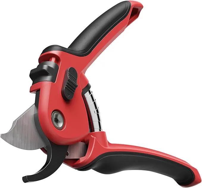 8-Inch Professional Pruning Shears - SK5 Steel Blades, Non-Stick Coating, Ergonomic Design, Suitable for Thick Branches, Safety Lock by GreenHaven Gardens
