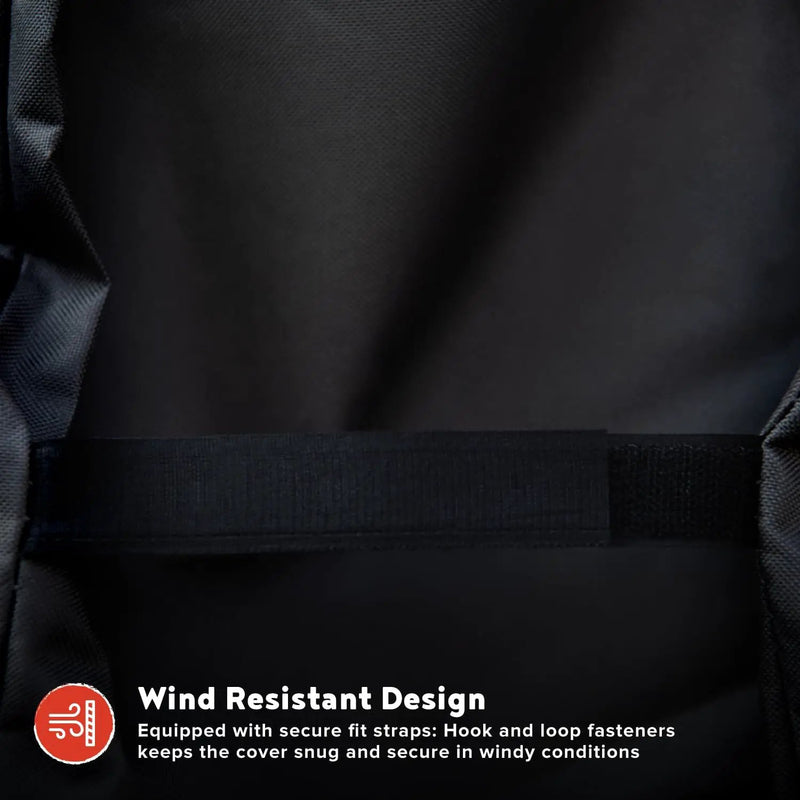 65" Gas Grill Cover, Water-Resistant Heavy Duty Cloth, Adjustable Straps, Vented Panels, Designed for 720-0982, 720-0983, and Standard 5 & 6-Burner Grill, 65" W x 23" D x 44" H - 700-0011P by GreenHaven Gardens
