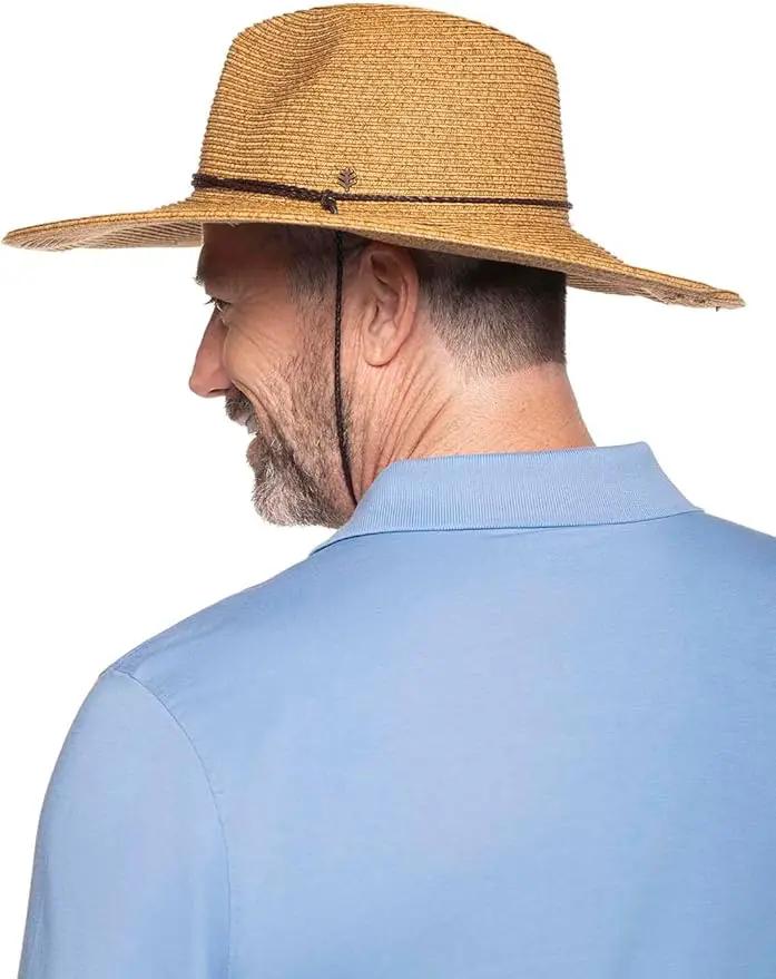 Coolibar UPF 50+ Men's Beach Comber Sun Hat - Sun Protective by GreenHaven Gardens
