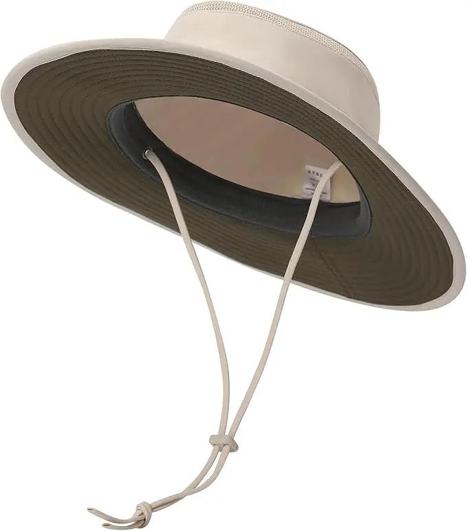 Cimarron Wide Brim Safari Sun Hat for Women & Men – UPF 50+ Outdoor Fishing Hat | Hiking, Running Travel Sun Protection Hat by GreenHaven Gardens