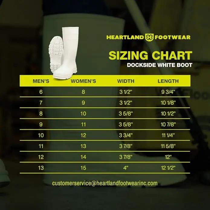Heartland Dockside Waterproof Work Boots for Men and Women - Durable, Flexible PVC Boots for Marine Work with Easy On/Off, Slip-Resistant Outsoles by GreenHaven Gardens