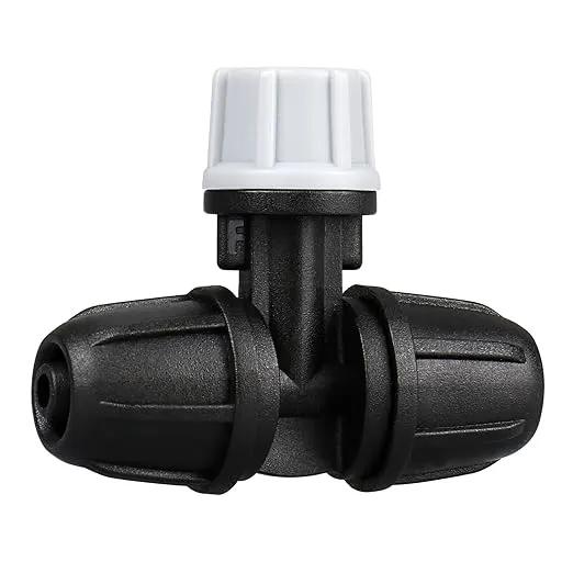 Upgraded Micro Spray Irrigation Drippers, 24 Pieces Three-Way Atomizing Nozzle Fitting for 1/4 Inch Tubing Lock Barbed Drip Line Parts Emitters for Garden Greenhouse Sprinkler Misting System by GreenHaven Gardens