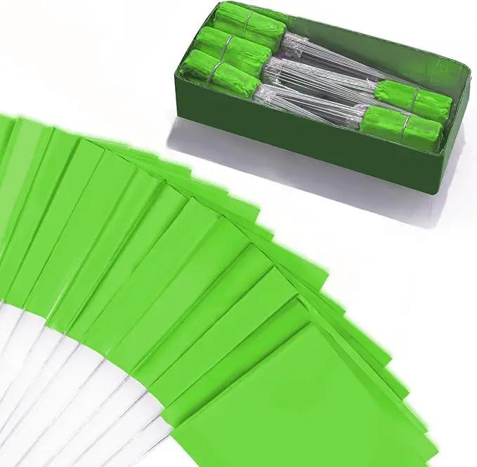 Zozen Marking Flags, Green Color | 1000 Pcs | 15x4x5 Inch, Yard Flags for Lawn & Irrigation & Landscape & Sprinkler & Survey & Dog Training. by GreenHaven Gardens
