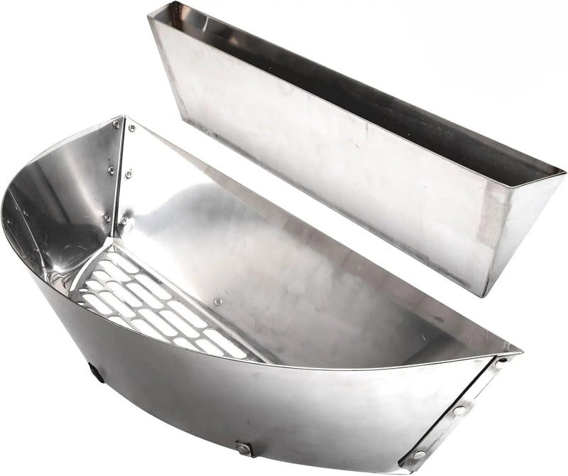 SnS Grills Patented Slow ‘N Sear® XL Insert - Stainless Steel Charcoal Basket with Removeable Water Reservoir for Low ‘N Slow Smoking & Charcoal Grilling for Weber & Other Kettle Grills - 26 in by GreenHaven Gardens
