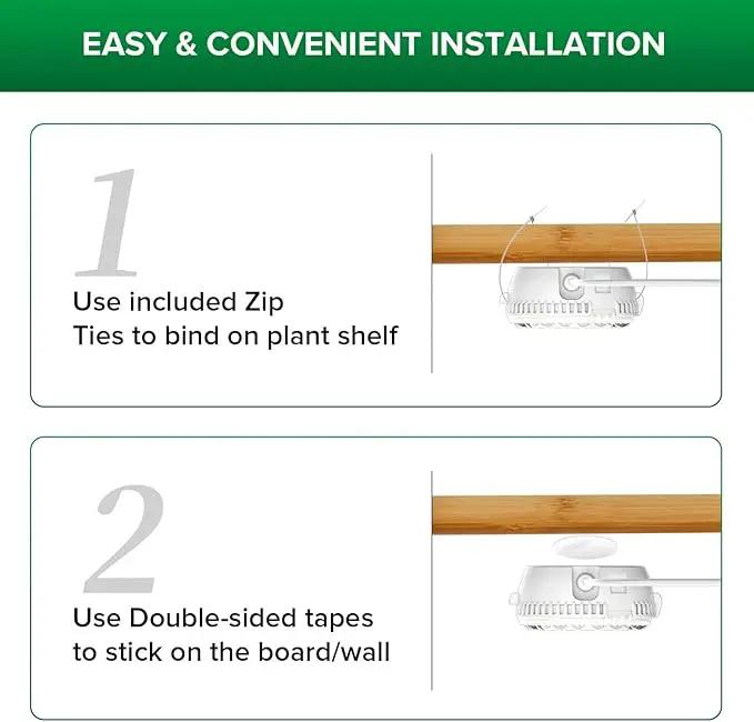 SANSI Puck Grow Light, LED Plant Light for Indoor Plants Full Spectrum Grow Lamp 10W (150 Watt Equiv), Small Hanging Plant Lamp with Timer Auto On Off 4 8 12 Hrs, 4-Level Dimmable for Plant Shelf by GreenHaven Gardens