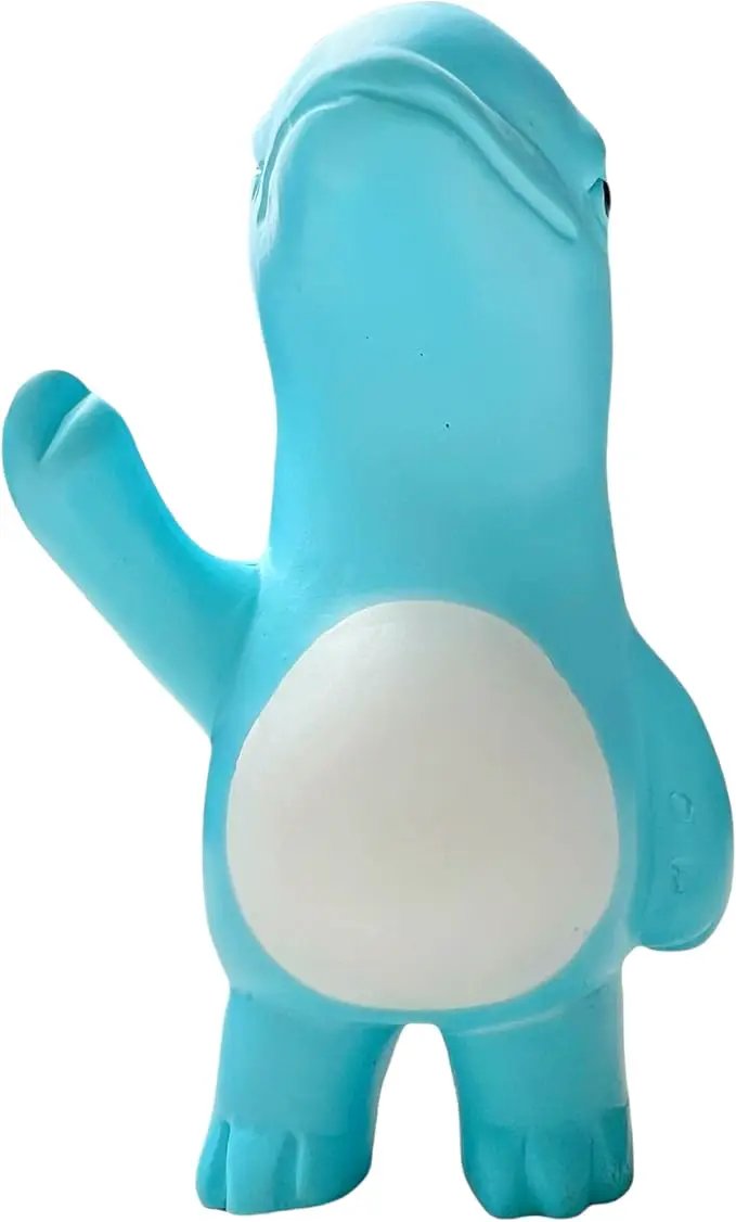 Jxueych Rebellious Dolphin Figurine, Standing 3.5 Inch Resin Garden Statue – The Cutest Blend of Cuteness and Rebellion! by GreenHaven Gardens