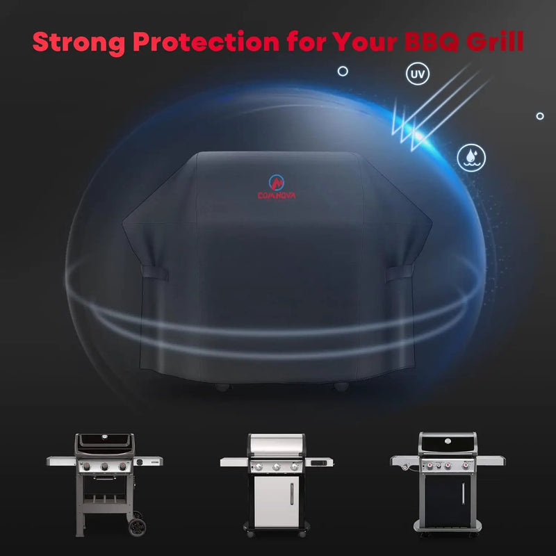 Comnova Grill Cover 52 Inch - BBQ Grill Covers for Weber Spirit 300 Series Gas Grill Heavy Duty & Waterproof, 7106 Weber Barbecue Cover for Spirit E310, Sprit E315, Spirit E330 and Spirit ii E310 by GreenHaven Gardens