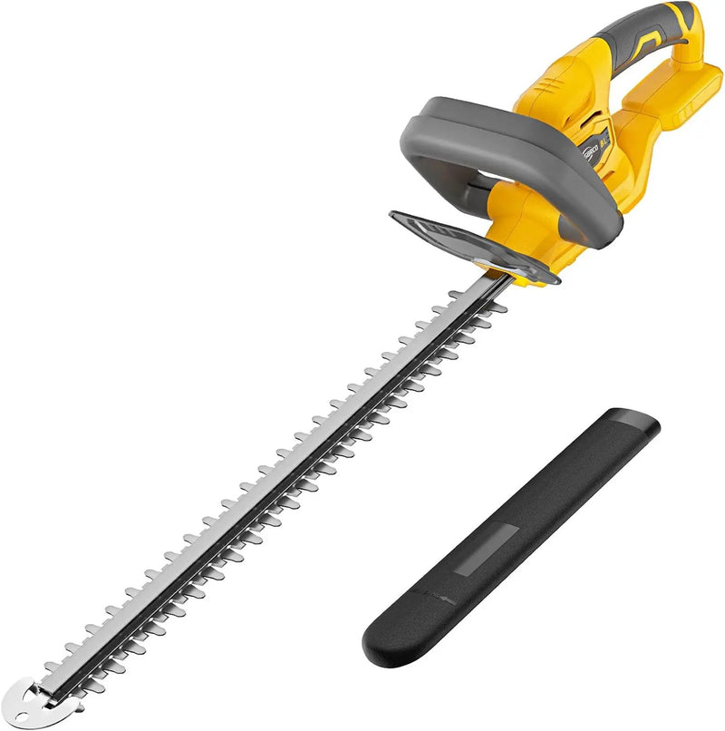 Hedge Trimmer Compatible for Dewalt 20V 60V DCB206 DCB609，Cordless Electric Hedge Trimmer with 1600RPM Brushless Motor, 22'' Dual-Action Blade with 3/5'' Cutting Capacity (NO Battery) by GreenHaven Gardens