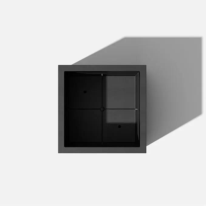 Veradek Block Series Cube Plastic Planter - Large Square Planter for Indoor or Outdoor Patio/Garden | Durable All-Weather Use with Drainage Holes | Modern Décor for Tall Plants, Trees, Flowers by GreenHaven Gardens