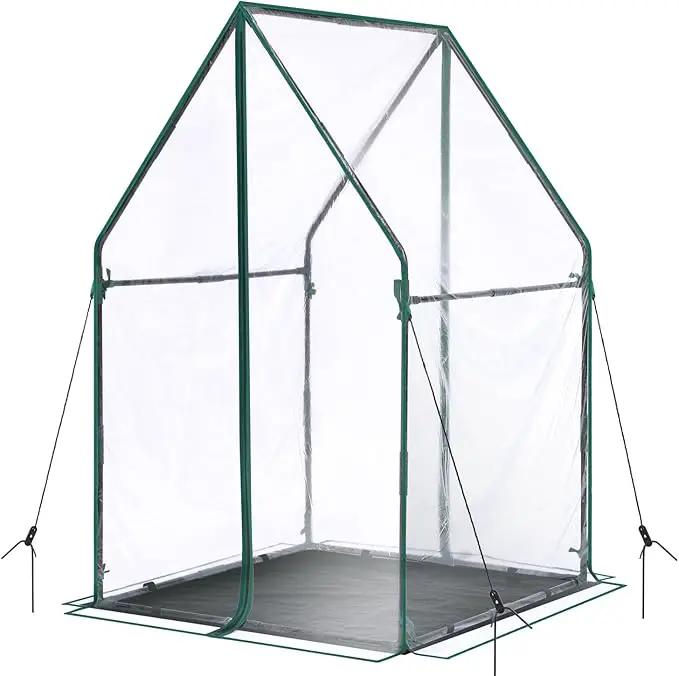 Mini Greenhouse for Indoor Outdoor: Ohuhu Portable Green House with Waterproof Pad for Small Plants Nursery Germination, 36"x36"x58.5" Heavy-Duty PVC Cover Tent Humidity Dome Seedling Accessory by GreenHaven Gardens