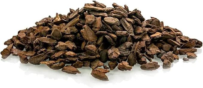 Premium Grade New Zealand Pinus Radiata Bark by Gardenera - 20 Quart - Organic Hand Mixed New Zealand Pine Bark for Orchids - Medium Chips 9-12mm - 4 Bags of 5 Quart by GreenHaven Gardens
