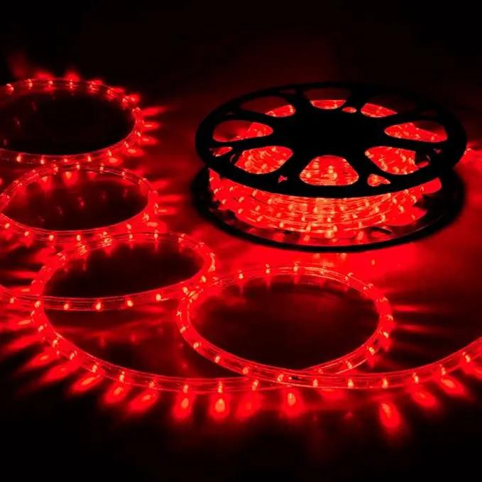 200ft LED Rope Lights Outdoor, 1440 LED Flexible Tube Lights with 8 Modes, Waterproof LED Rope Lighting for Outside, Garden, Patio, Bedroom, Party,Deck, Pool, Fences, Indoor Outdoor Decoration (Red) by GreenHaven Gardens