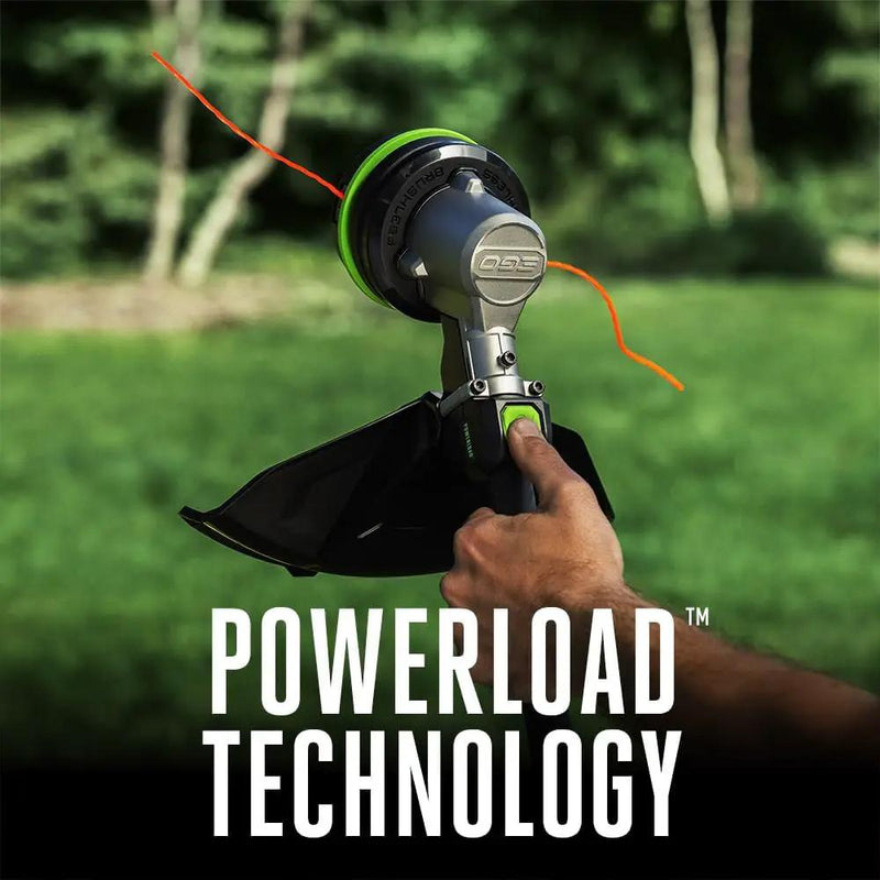 EGO POWER+ String Trimmer, Battery Powered, 16" Trimmer for Weeds and Grass with POWERLOAD, Telescopic Carbon Fiber Shaft, Includes 56V 2.5Ah Battery and Charger - ST1611T by GreenHaven Gardens