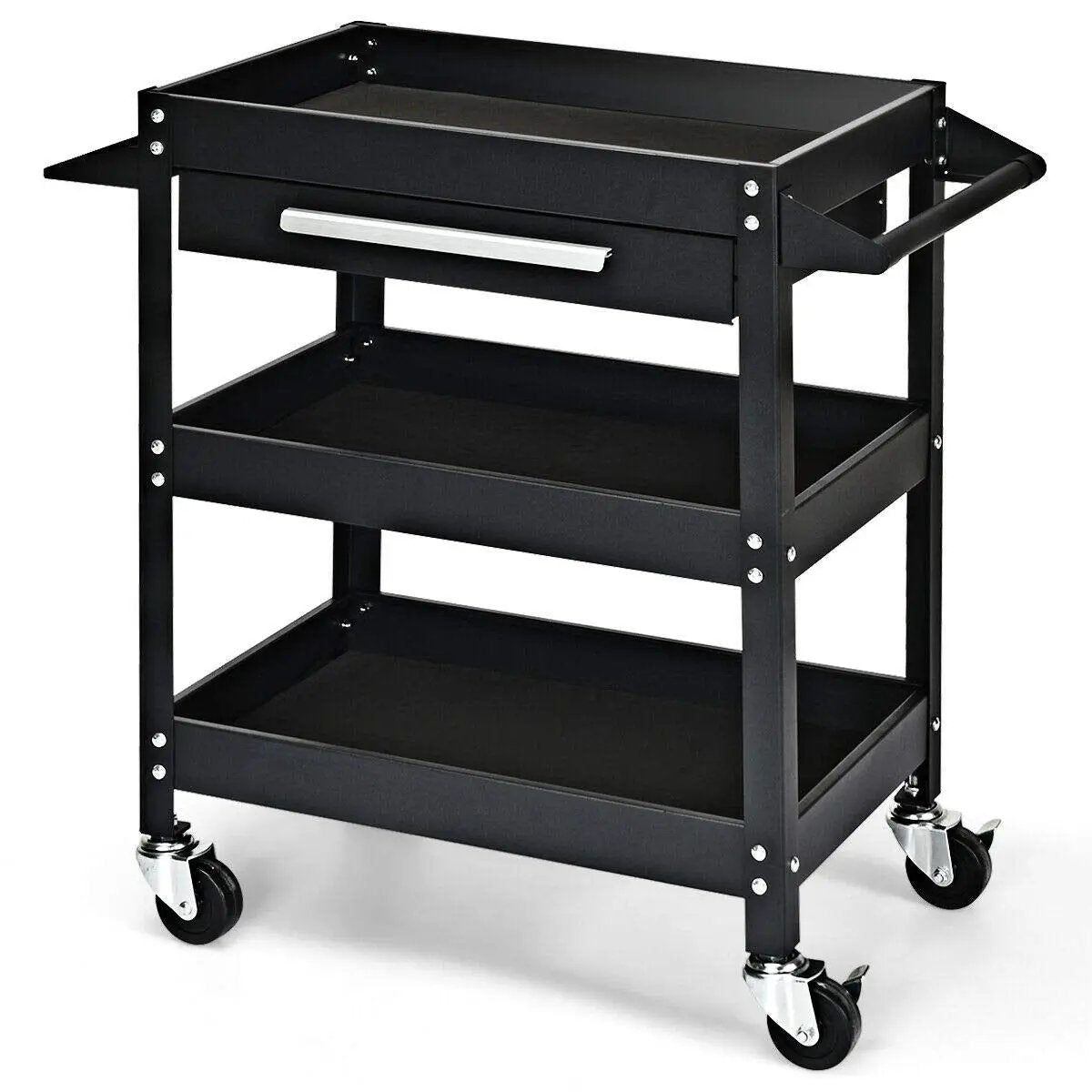 Rolling Tool Cart Mechanic Cabinet Storage ToolBox Organizer with Drawer by DirectDeals