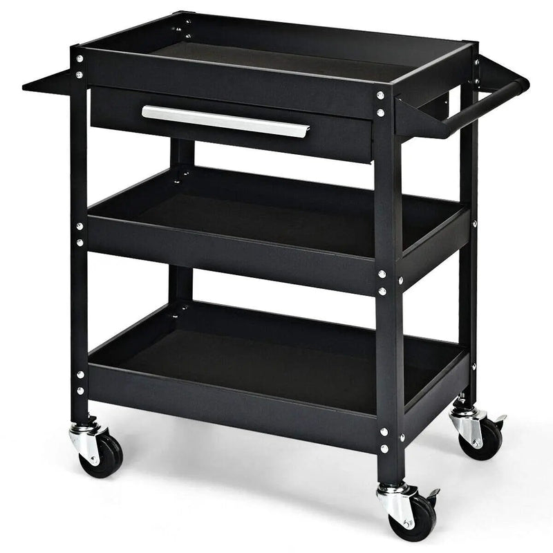 Rolling Tool Cart Mechanic Cabinet Storage ToolBox Organizer with Drawer by DirectDeals