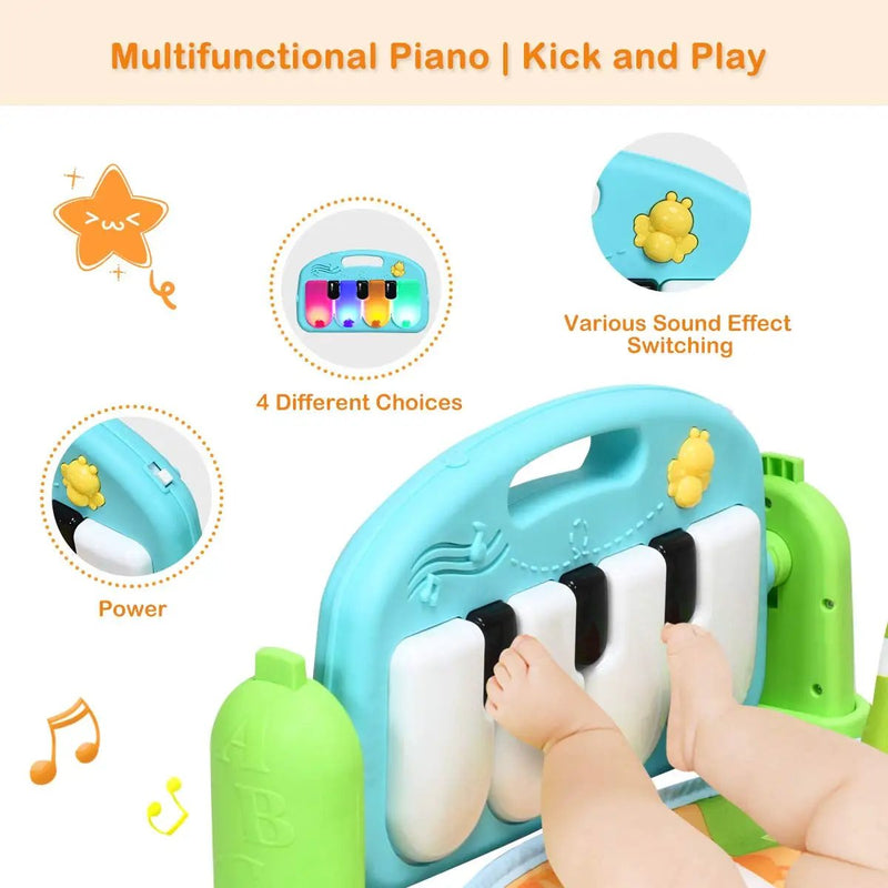 Baby Kick and Play Piano Gym Activity Play Mat by DirectDeals