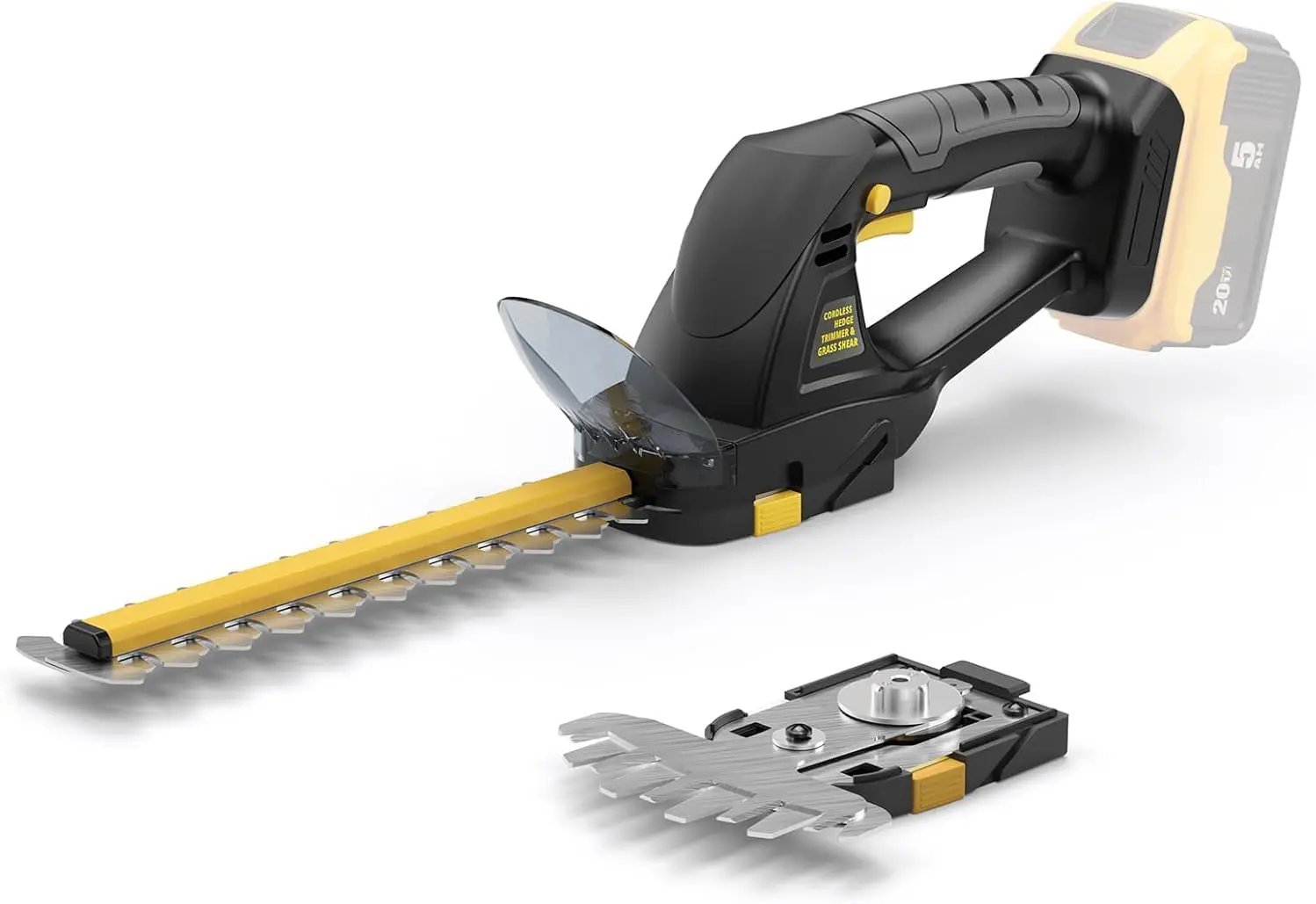 Hedge Trimmer Cordless for DEWALT 20V MAX Battery, 1500RPM Grass Trimmer Electric Hedge Trimmer, 2 in 1 Design for Yard, Garden, Lawn Care(Battery Not Included) (Black) by GreenHaven Gardens
